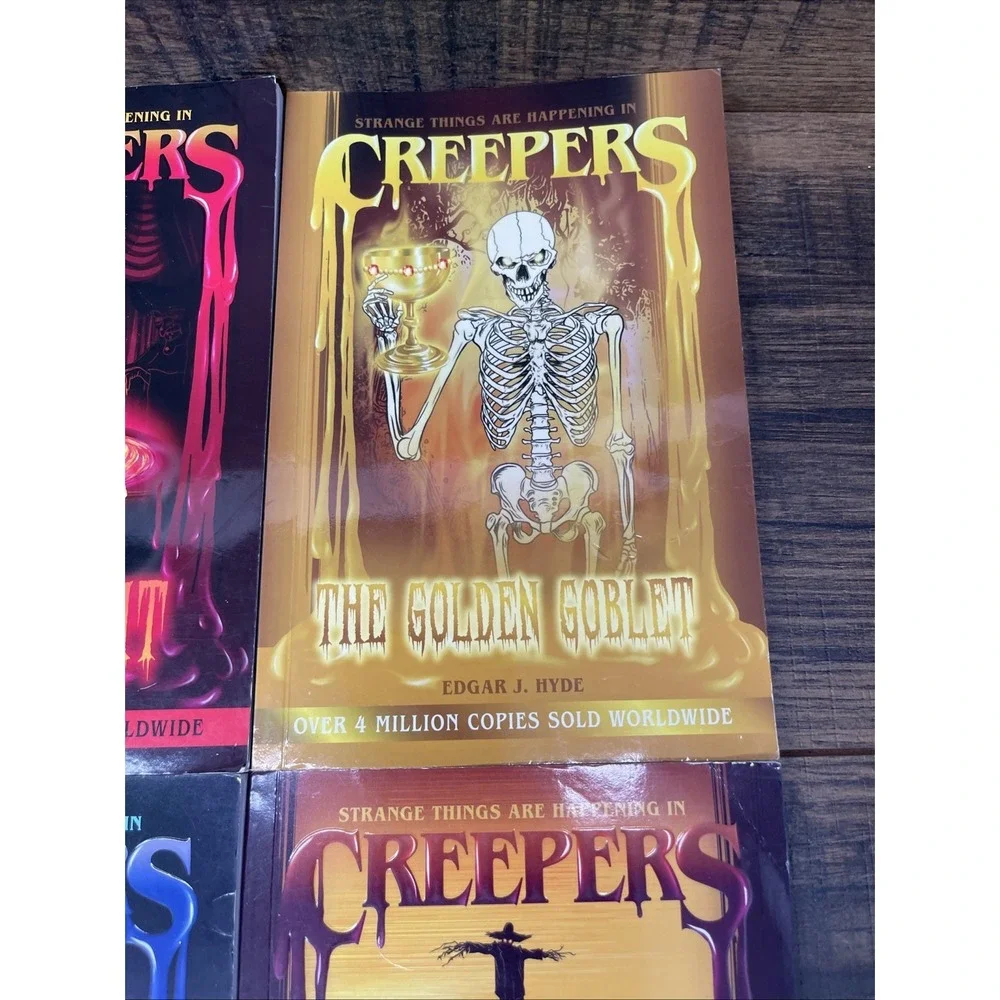 Strange Things are Happening in Creepers Young Horror Book Lot - 9 Edgar J Hyde